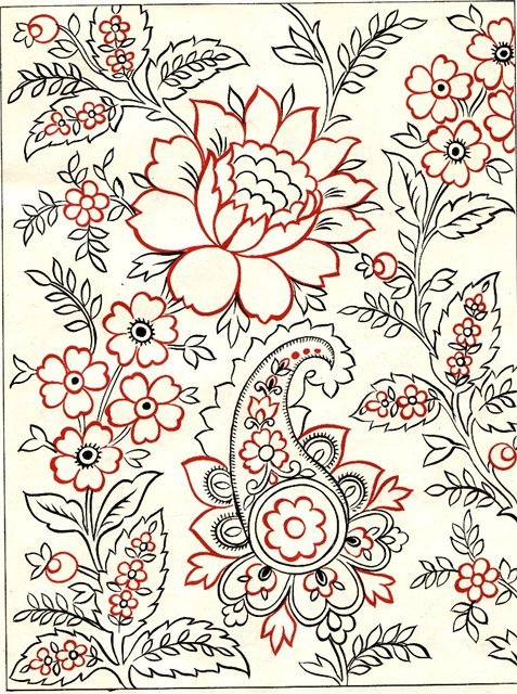 Красный пейсли | Бэйбики Красный пейсли — Одежда и обувь для кукол своими руками: фото