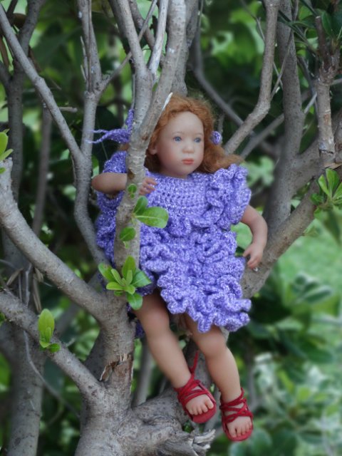 В сиреневых тонах — Одежда и обувь для кукол своими руками: фото (фото 9)