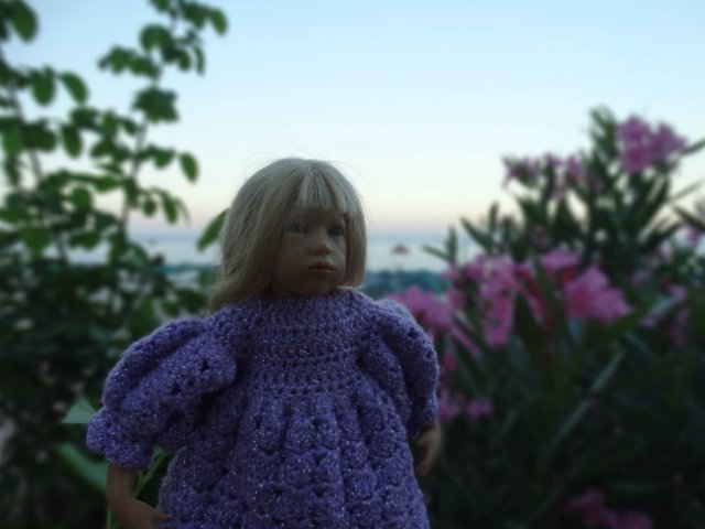 В сиреневых тонах — Одежда и обувь для кукол своими руками: фото (фото 10)