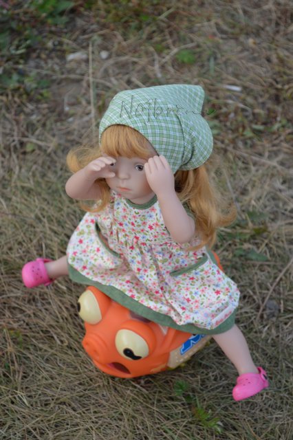 Француженка в провинции. Куклы Sylvia Natterer finouche от Petitcollin и minouche от Kathe Kruse