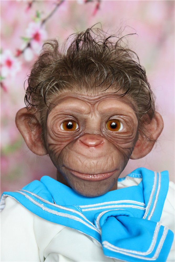 Мартышка номер два. Кукла реборн Светланы Преображенской (фото 6)