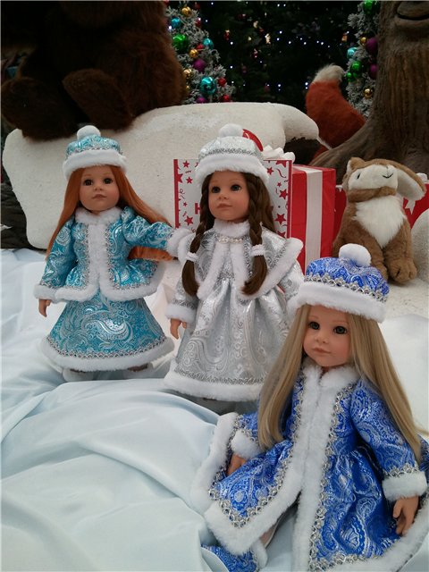 Наши Снегурочки-сестрички Готц