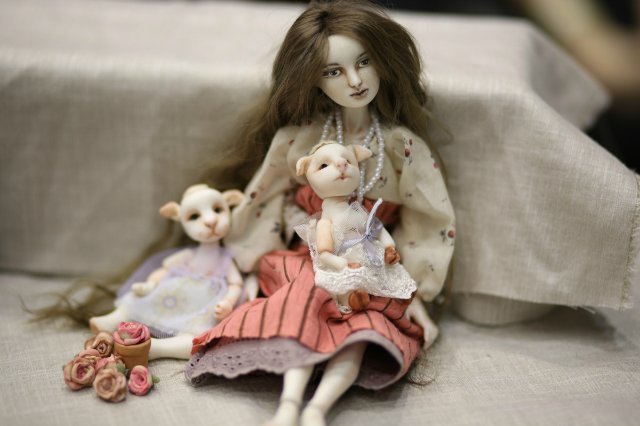 Великолепие выставки "Искусство Куклы" 11 декабря 2015 г