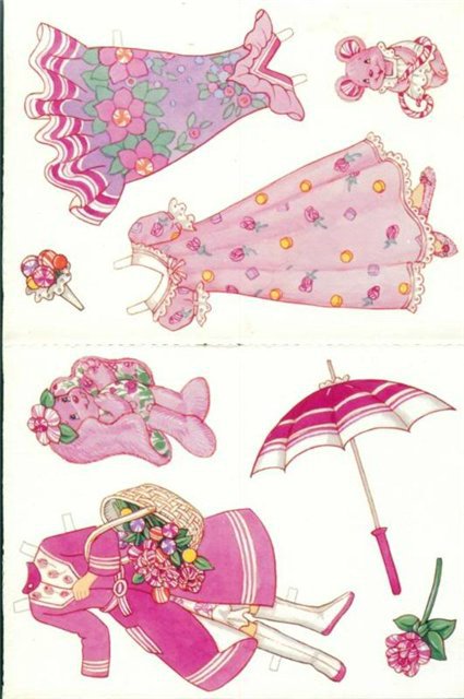 Бумажные куклы для вырезания моего детства