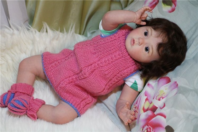 Татка - малышка реборн из молда Тиффани от Натали Блик (фото 7)