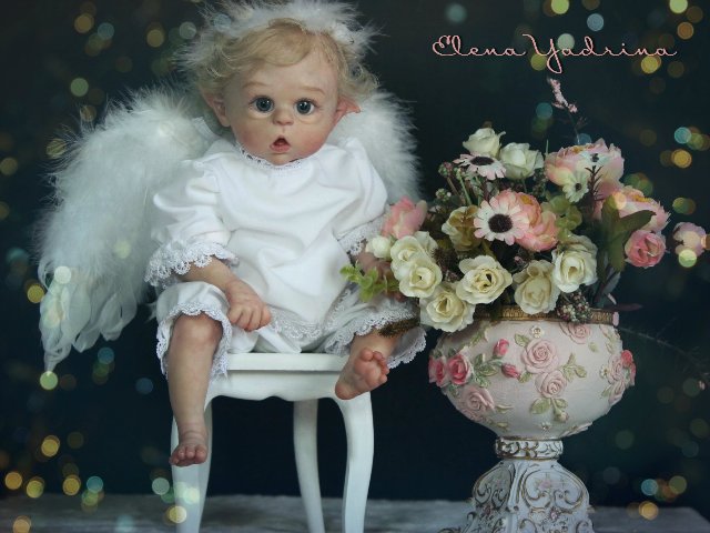 Поваренок по мотивам работы "Прототип мини Офелии". Куклы реборн Елены Ядриной