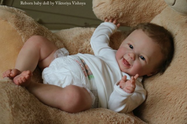 Мейзи... Куколка Реборн Виктории Вишни (фото 5)