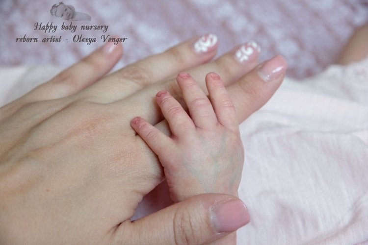 Моя Кирочка. Ненаглядная моя крошечка. Кукла реборн Олеси Венгер