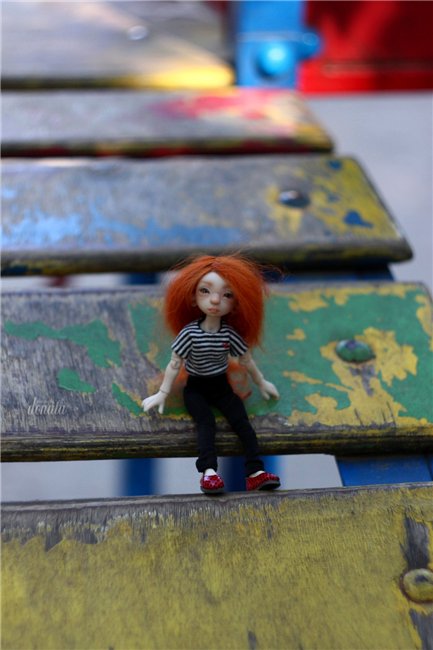 Непоседа Фиби. Авторская бжд-мышка Лидии Снуль (фото 10)