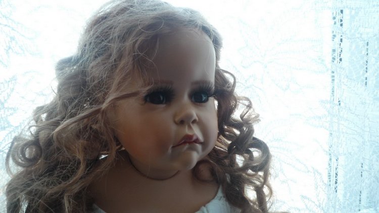 Фарфоровая кукла от Hildegard Günzel | Бэйбики Фарфоровая кукла от Hildegard Günzel