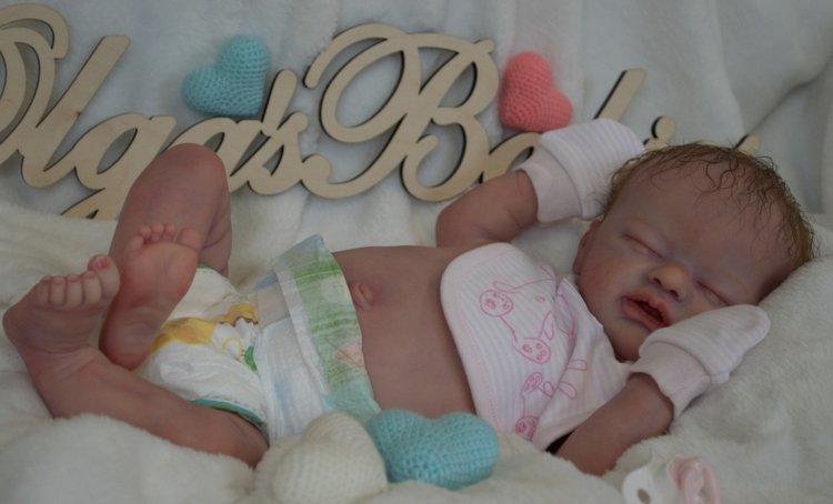 Мое сокровище Лил из одноименного молда Lil от Laura Lee Eagles .куклы реборн Ольги Коновниной (фото 3)