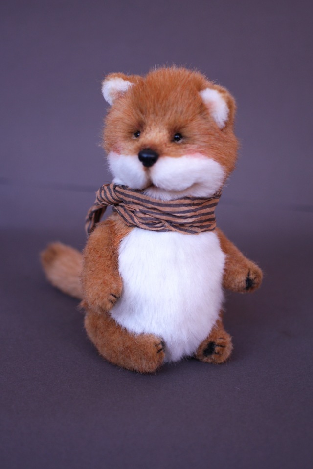 Три толстячка. Медвежата и котенок - игрушки ручной работы (фото 10)