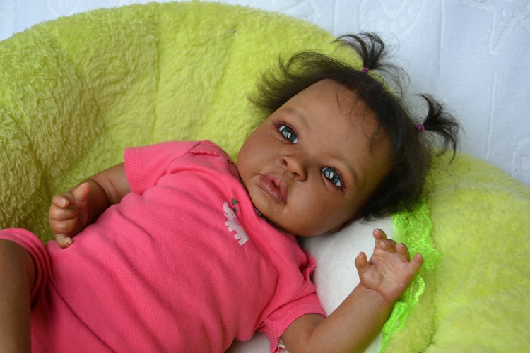 Экзотическая малышка Шаяночка. Куклы реборн Прохоровой Виктории (фото 10)