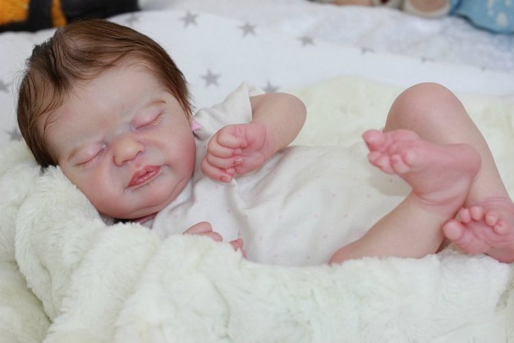 Маленькая бусинка Америкус, кукла реборн Беспаловои Жанны