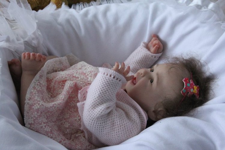 Девочка Весна, кукла-реборн Элины Кудрявцевой