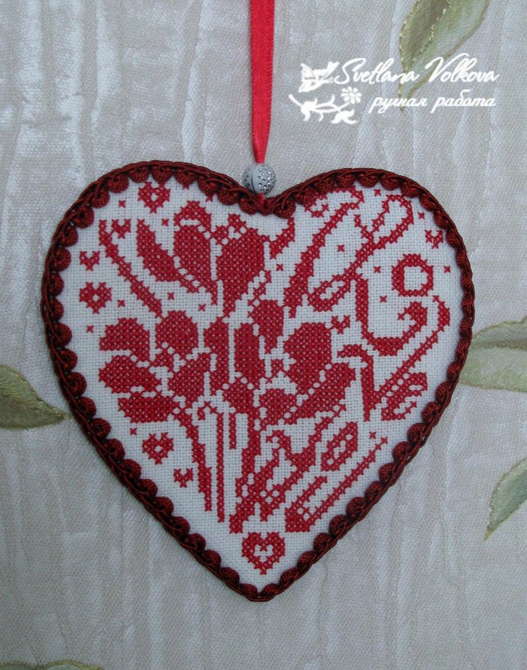 Вышивка в интерьере — Вышивка крестиком