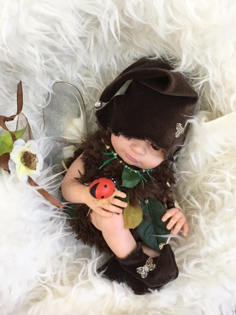 Лесной Эльфёныш,кукла-реборн Элины Кудрявцевой