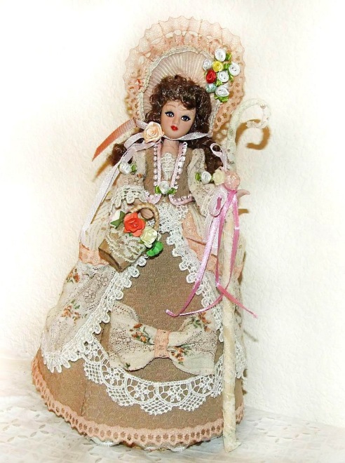 Мои сказочные образы и костюмы фарфоровых куколок (ООАК) к Новому 2018 году