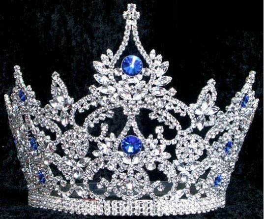 Очень синий топик или Королевский сапфир. Коллекционная фарфоровая кукла Наоми (Naomi) от Кристин Оранж