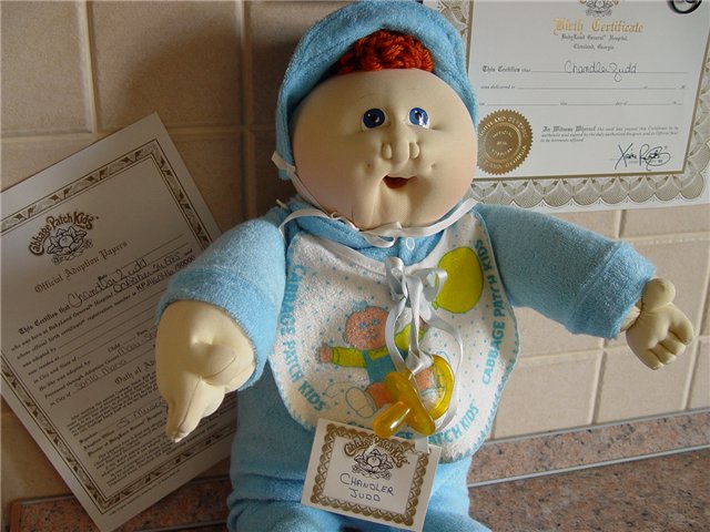 Cabbage Patch Kids, мои первые soft-Sculptures (фото 10)