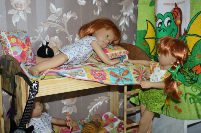 Пижамная вечеринка или наша новая кровать