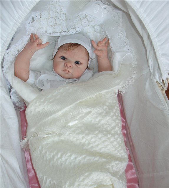 Малютка Джилл. Кукла Реборн из молда Джилл (Adrie Stoete) | Бэйбики Малютка Джилл. Кукла Реборн из молда Джилл (Adrie Stoete) (фото 4)