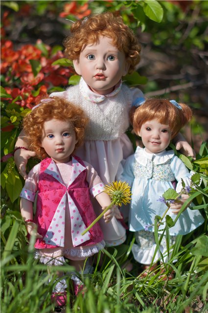 Союз рыжиков (почти по Конан Дойлу). Куклы Беатрис Перини, Beatrice Perini (фото 4)