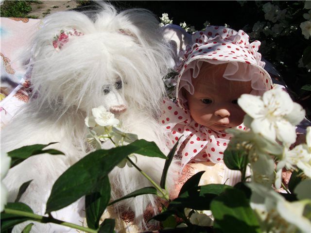 Ох, уж эти горошки!!! Кукла реборн София (фото 9)