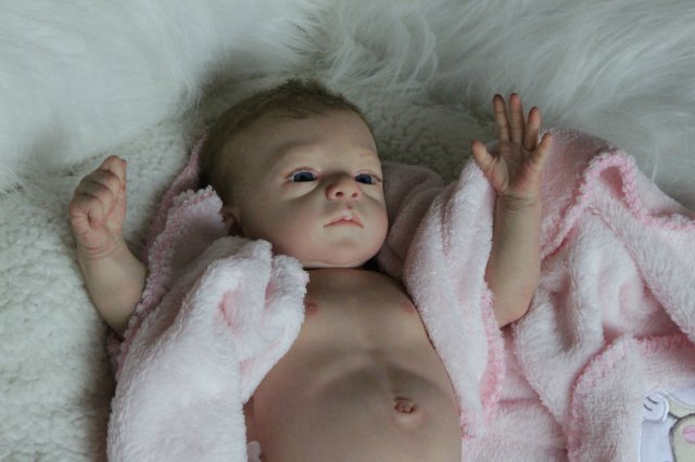 Розана - цветочек, роза... Куколка реборн Виктории Вишни (фото 2)