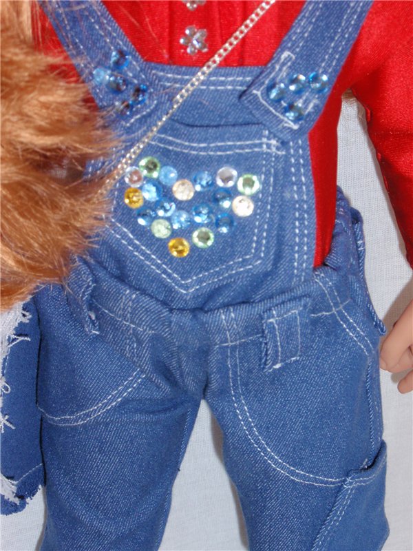 Джинсовая мода для Готц — Одежда и обувь для кукол своими руками: фото