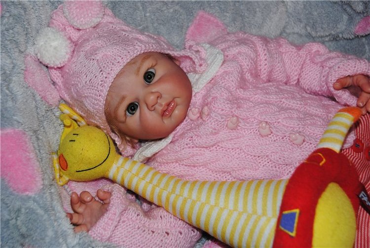 Аленка - куколка реборн из молда Lisa (фото 10)