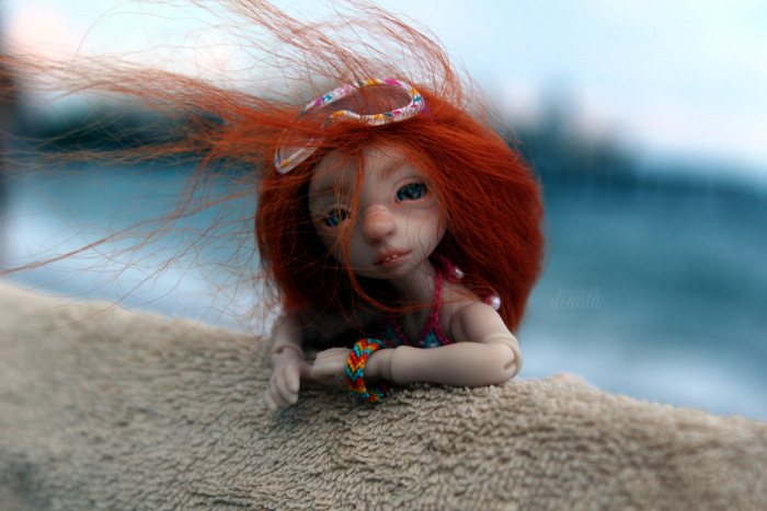 Как Фиби в отпуск съездила. Авторская бжд-мышка Лидии Снуль