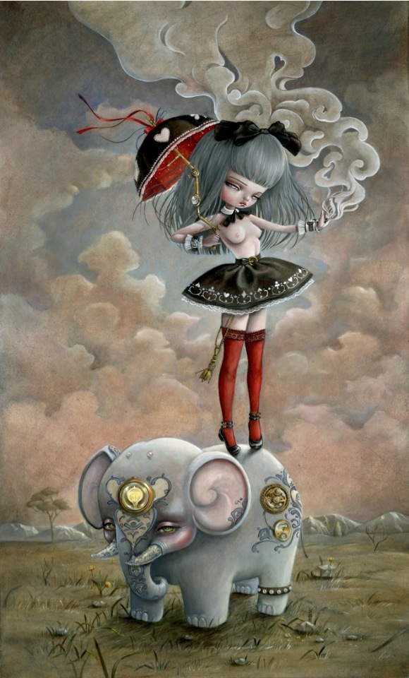 Мрачные и прекрасные куклы художницы Кукула (Kukula) в оригинальных арт иллюстрациях Натали Абрамович. Много фото