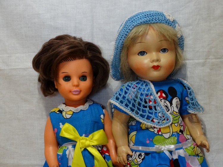 Две старенькие немочки, куклы ГДР (фото 3)