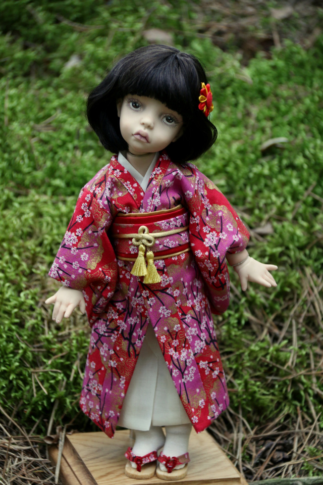 Харуми: фарфоровая шарнирная кукла | Бэйбики Харуми: фарфоровая шарнирная кукла (фото 4)