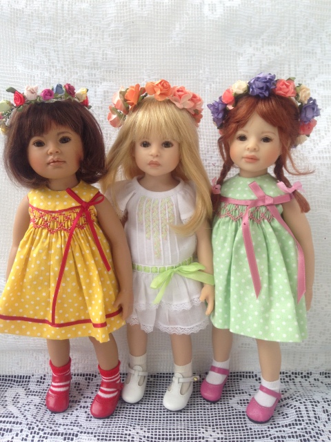 Девочки в веночках, куклы от H. Plusczok (фото 9)