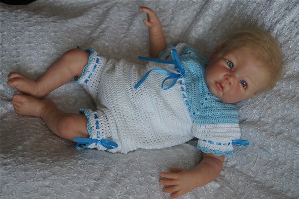 И еще немного... Мои вязанные работы для кукол