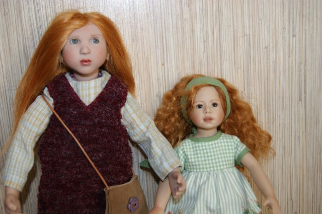 Коллекционная кукла Amelie - мое рыжее облачко (фото 8)