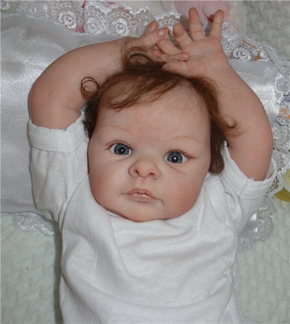 Малютка Джилл. Кукла Реборн из молда Джилл (Adrie Stoete) | Бэйбики Малютка Джилл. Кукла Реборн из молда Джилл (Adrie Stoete) (фото 8)