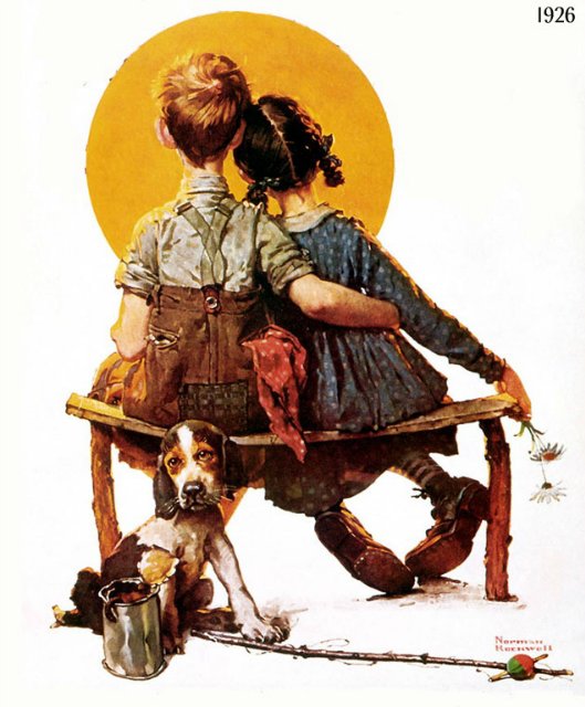 Марк Твен американской живописи. Лиричная и живая старая Америка Нормана Роквелла