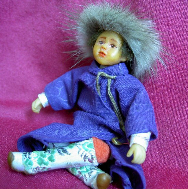 Казах. кукла ОААК — Лепка авторских кукол: полимерная глина (фото 5)