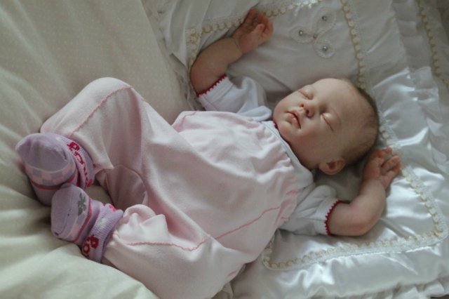 Весенний цветочек... Куколка реборн Виктории Вишни