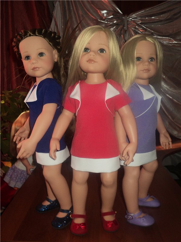 Девчушки любят наряжаться! Наряды для кукол Готц и не только