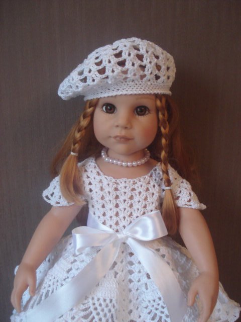 Белое кружево. Вязание для кукол Готц | Бэйбики Белое кружево. Вязание для кукол Готц