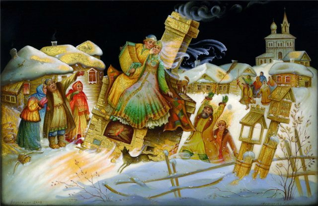 Усмотри тропинку в сказку или Здесь русский дух, здесь Русью пахнет. Федоскинская лаковая миниатюра