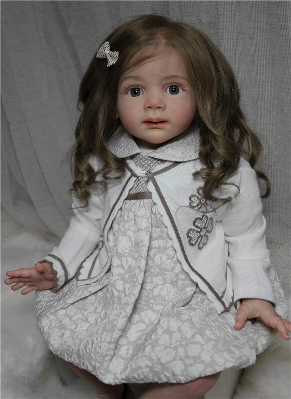 Машенька - маленькая заинька. Куклы реборн Анастасии Гангало (фото 7)