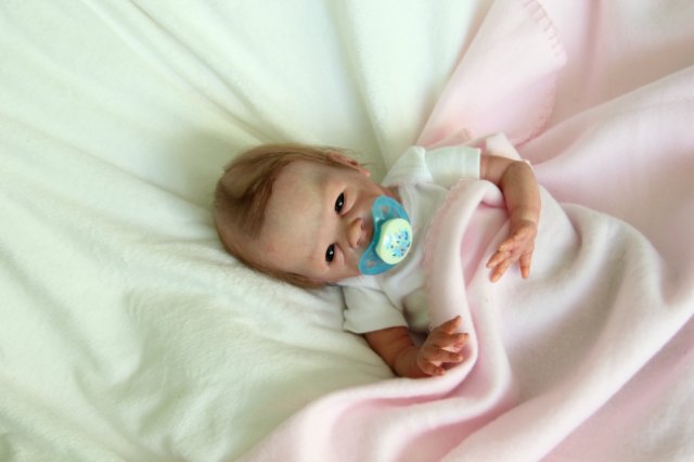 Крошка Мэгги. Кукла реборн Саутер Антонины