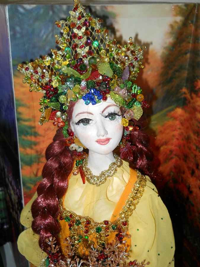 Выставка авторских кукол Веденеевой Ирины в Краеведческом музее г. Ессентуки, 2014