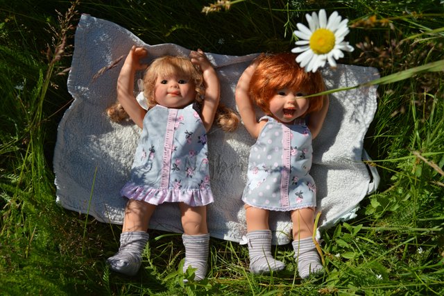 Шито белыми нитками... Вихтели от Rosemarie Anna Muller