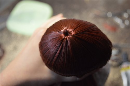 Изготовление клеевого парика для куклы своими руками из сарана: Мастер класс